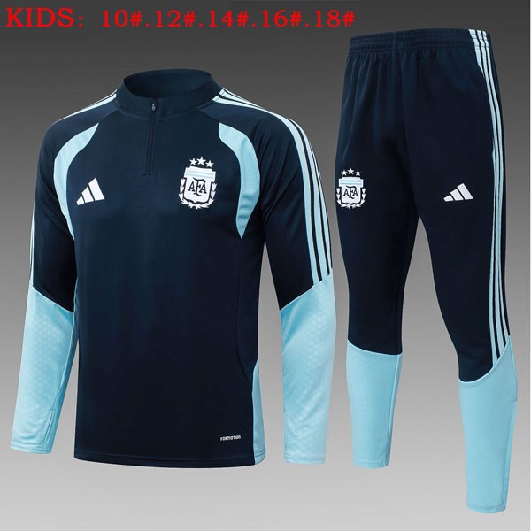 Ninos Sudadera De Training Argentina 2026 2027 Azul